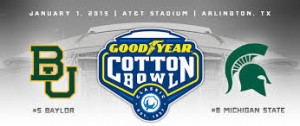 Cotton Bowl 2014 Michigan State vs. Baylor betting analysis