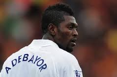 Emmanuel Adebayor focus on Tottenham